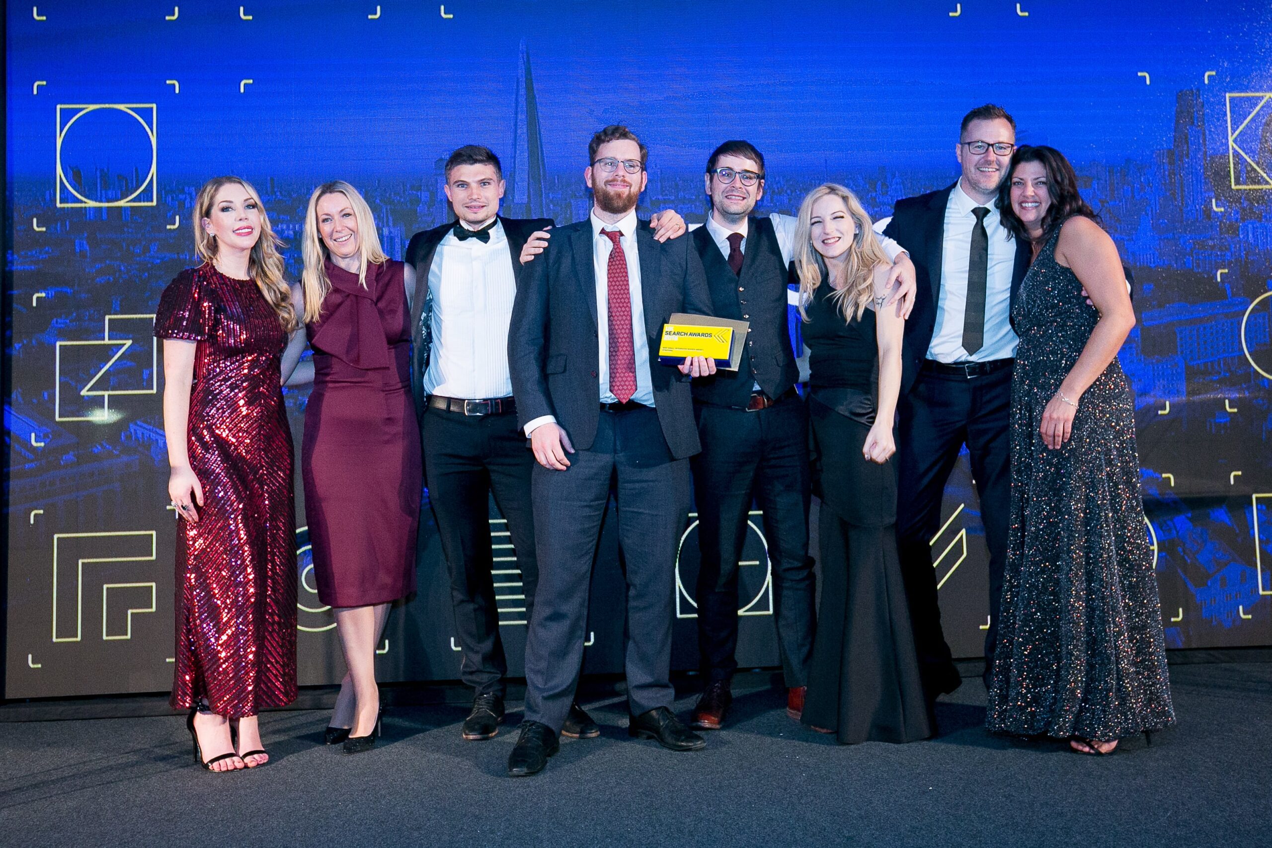 StrategiQ Team at UK Search Awards 2018