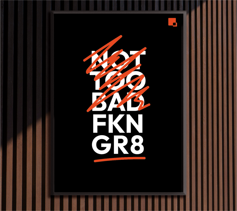 Not too bad poster