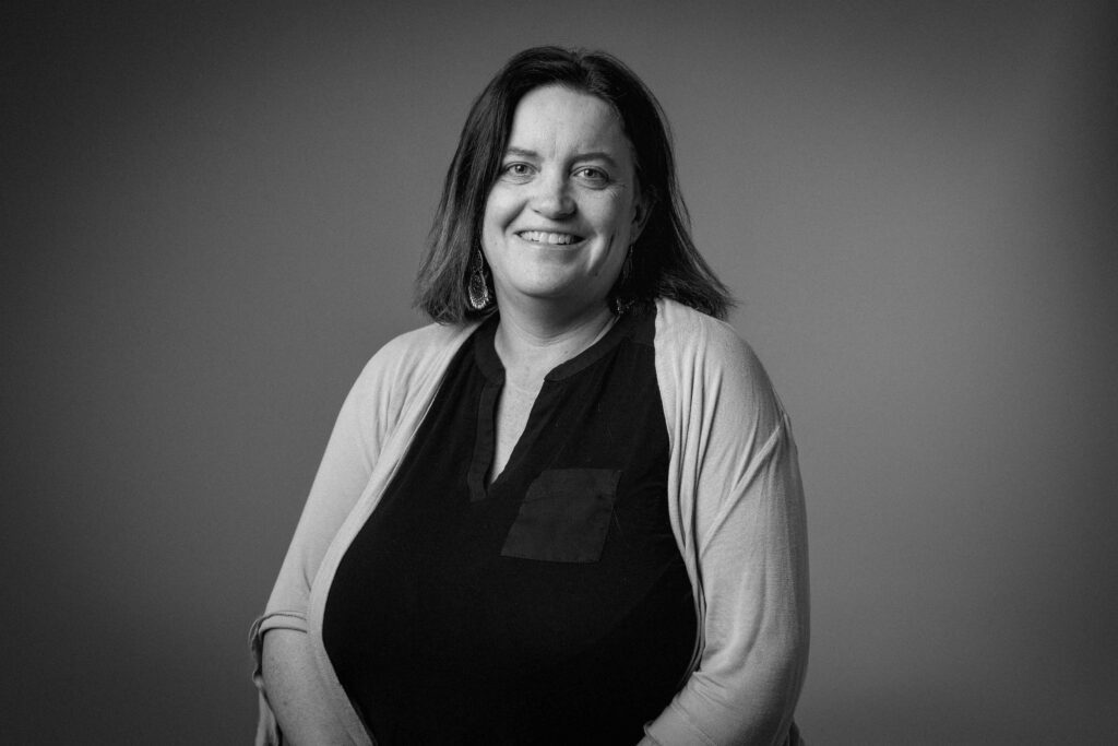 Bridget Parfitt headshot in black and white