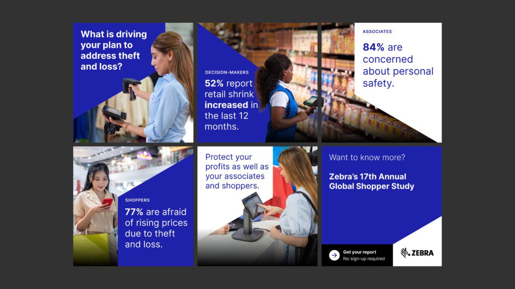 Zebra sample ads