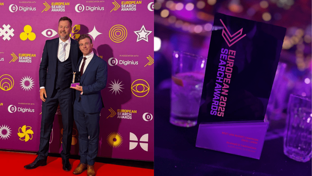 Winning a European Search Award 2025