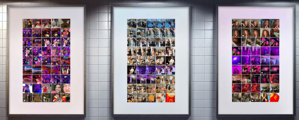 Macdonald's camera roll campaign on billboards in the tube