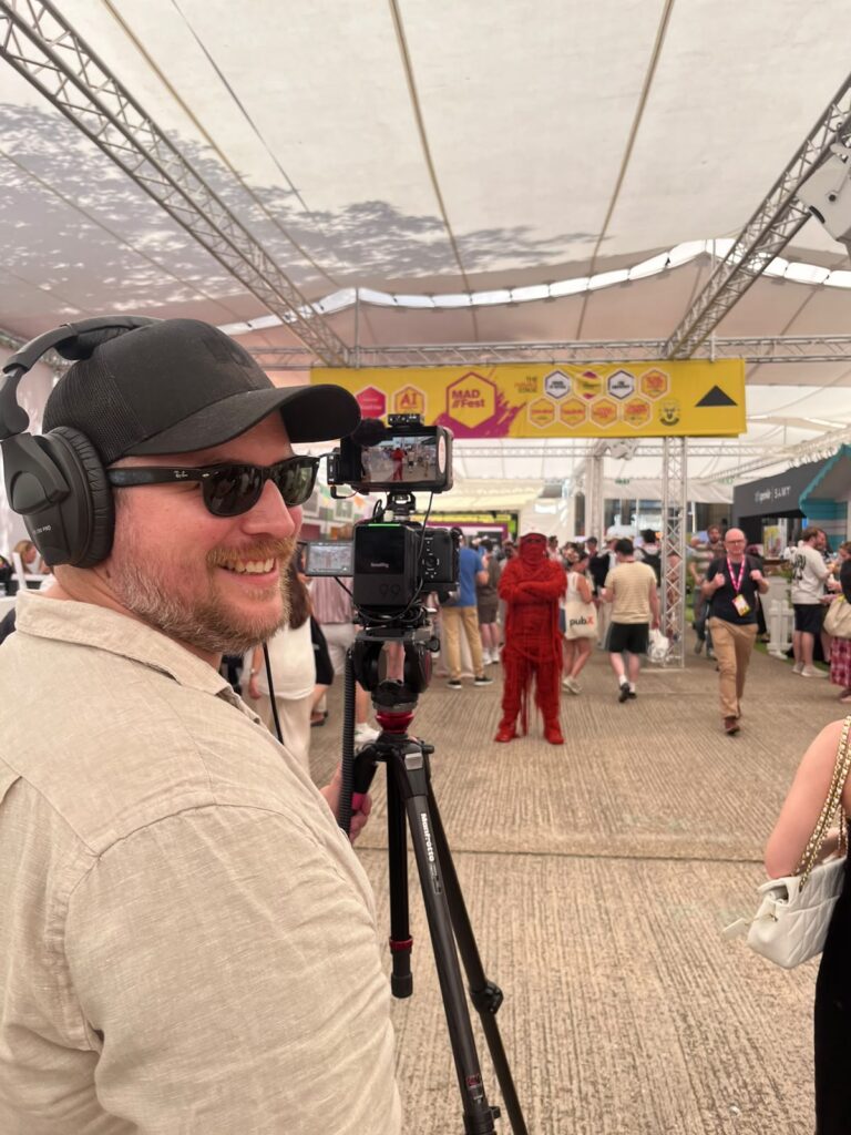 Fred from behind the camera