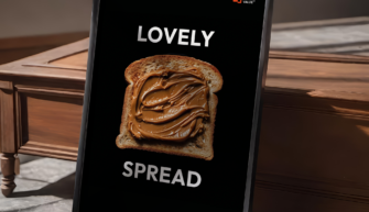Lovely spread poster