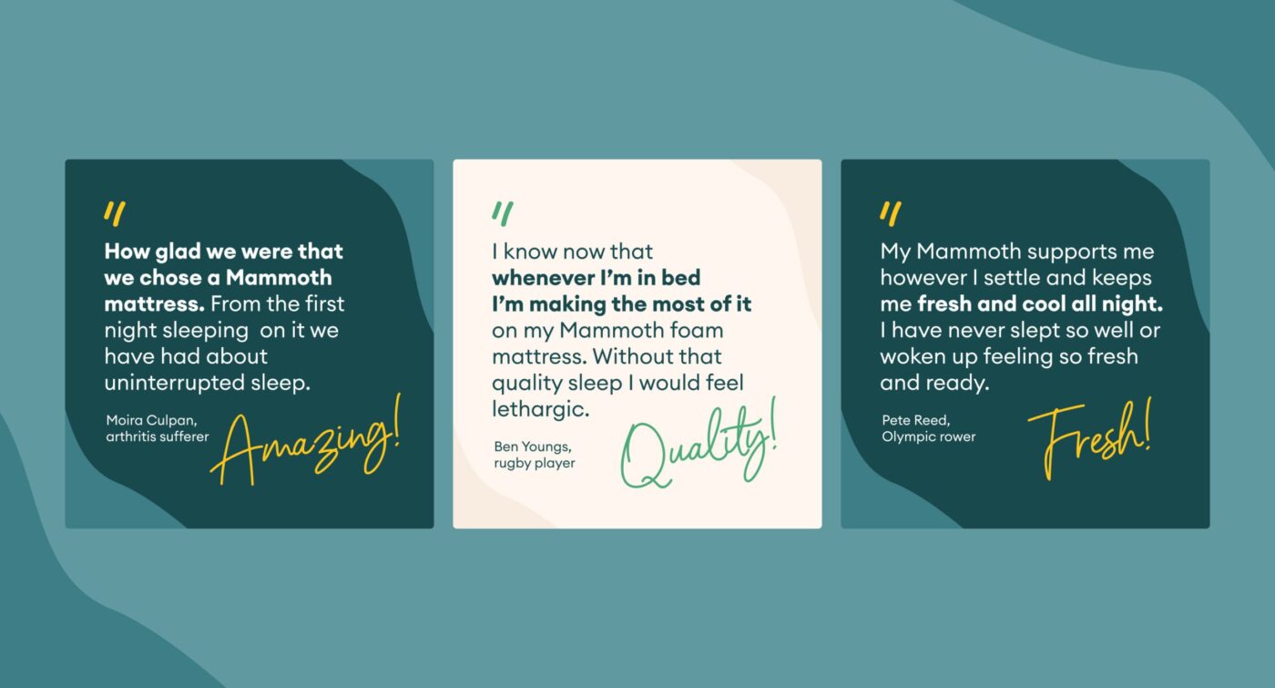 Oak Tree Mobility Testimonial Panels