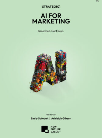 Generated not found, AI in marketing publication cover