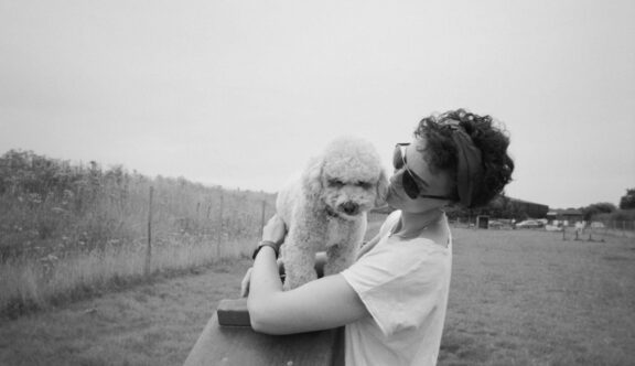Louise and her dog