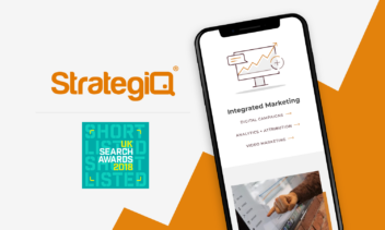 StrategiQ shortlisted for UK Search Awards 2018